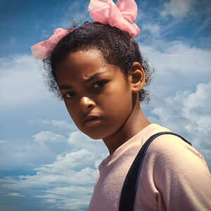 angry young lady