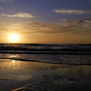 Sonnenuntergang über der Nordsee
