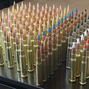Scharfe Munition cal. 7,62 x 51 mm.