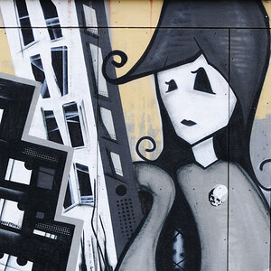 Graffiti am Osthafen