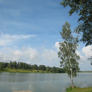 See in der Nähe von Moskau