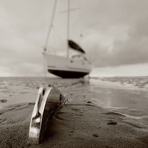 TOP 10 - 2oo9 #o5
"Fest." (Ankerliegen im Watt, Nordsee vor Wangerooge)