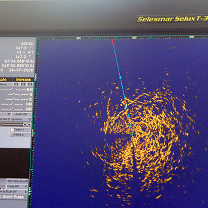 GPS + Eis Chart and Bord der Yamal