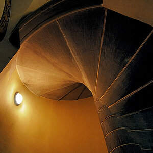 Treppe neues Rathaus Hannover - 10/2008 -