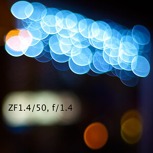 bokeh zf1.4 50 cron50 bei f1.4