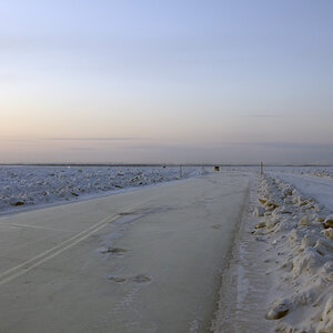 Die Lena als Autopiste
