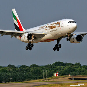 Landing on RWY23R
