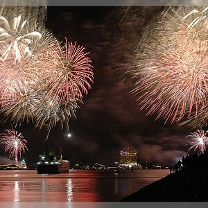 Feuerwerk zur Taufe der Aida Bella 3