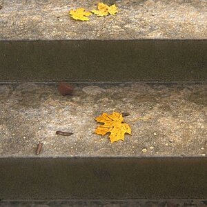 herbstliche Treppe