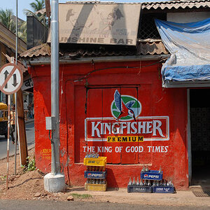 Kingfisher - The famous beer of India (Panaji)