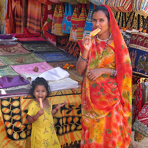Flegra market in Anjuna (Goa)