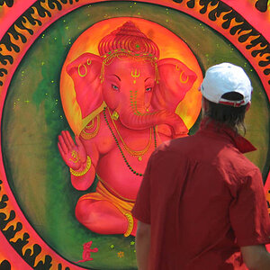 Ganesha -  Anjuna market (Goa)