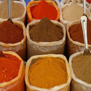 Spices - Anjuna market (Goa)