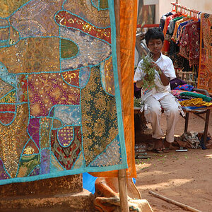 Flegra market in Anjuna