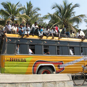 On the road to Bangalore (Karnataka)