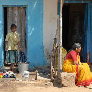 In the streets of Hampi