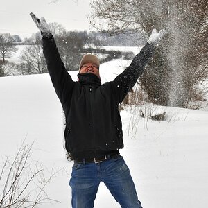 Schnee!!!!!!!!!!!!!!!!!! Ja, das bin ich :-)