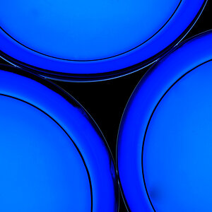 Blaues Glas 2