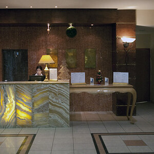 Die Lobby des Polarstar Hotels in Yakutsk