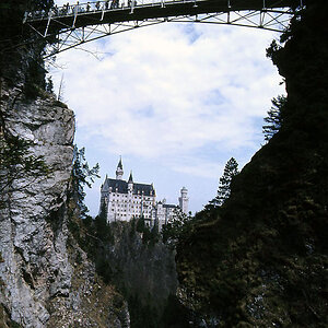Schloss Neuschwanstein mit Marienbrücke
