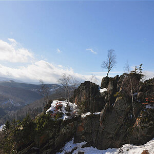 Harz - Rabenklippe 550m ü.m.
