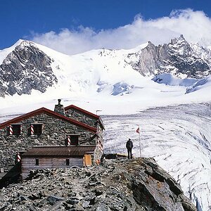 Die Cap de. Tracuit in 3256 m Höhe