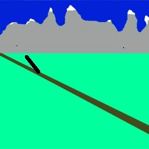 Bergweg raus rein