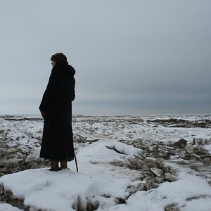 an der Nordsee, Eis im Wattenmeer