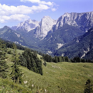 070726_Blick vom Zahmen Kaiser auf den Wilden Kaiser