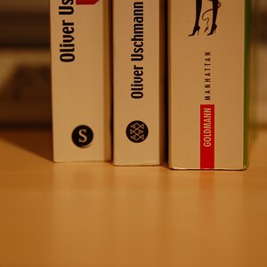 Bücher I (links hinten, rechts vorne)
