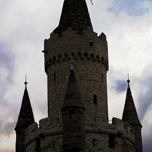 Adolfsturm in Friedberg von Sturmtief Xynthia beschädigt (28.02.10)