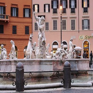 Brunnen auf dem Piazza Navonna