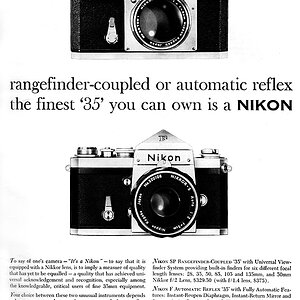 Nikon F Werbung 1960 2