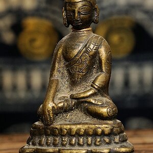 Buddha (3) - Thailand, Bronze - ca. 1980