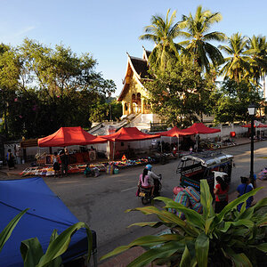 Luang Prabang, am Abendmarkt