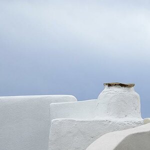Santorin, Mauer Weiss, Beschnitt 1