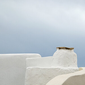 Santorin, Mauer weiss, Beschnitt 2
