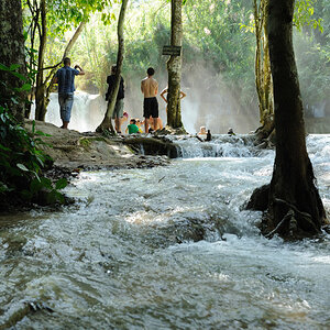 Kuang-Si-Wasserfall