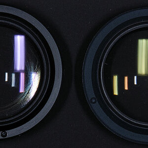 Alter (getrübter) und neuer Linsensatz G10-G12
eines AF 35-70/2.8 D Nikkors