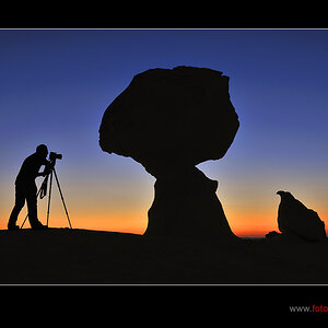 Fotografieren in der Weissen Wüste
