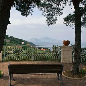 Massa Lubrense; im Hintergrund Capri
