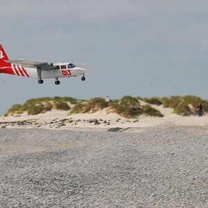 Anflug Helgoland