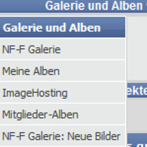 galerie menue