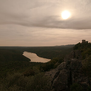 extremadura  landschaft turm fern 1182