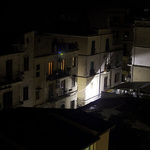 Taormina bei Nacht. Bildfehler