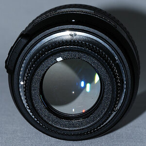 Der selbstgebastelte Blende-offenhalte-Ring für G-Nikkore am AF-S 50/1.4G - Nikkor