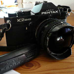 Pentax K2DMD mit Sigma2,6/16mm
