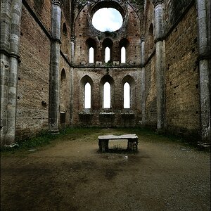 San Galgano - Blick gegen den Chor