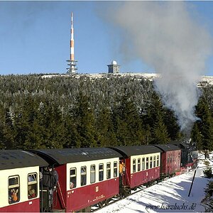 mit Volldampf zum Brocken....
