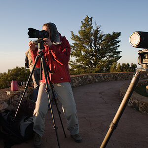 Bi La Gomera 2008  DSC 1835 November 18, 2008 004
Sonnenaufgang auf dem Alto de Garajonay: "the making of"
